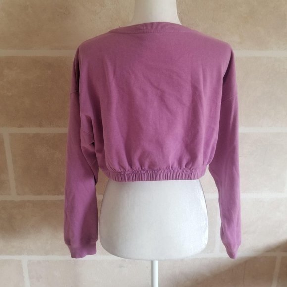 MTV Moon Man Women's Cropped Sweatshirt Medium - Picture 3 of 10